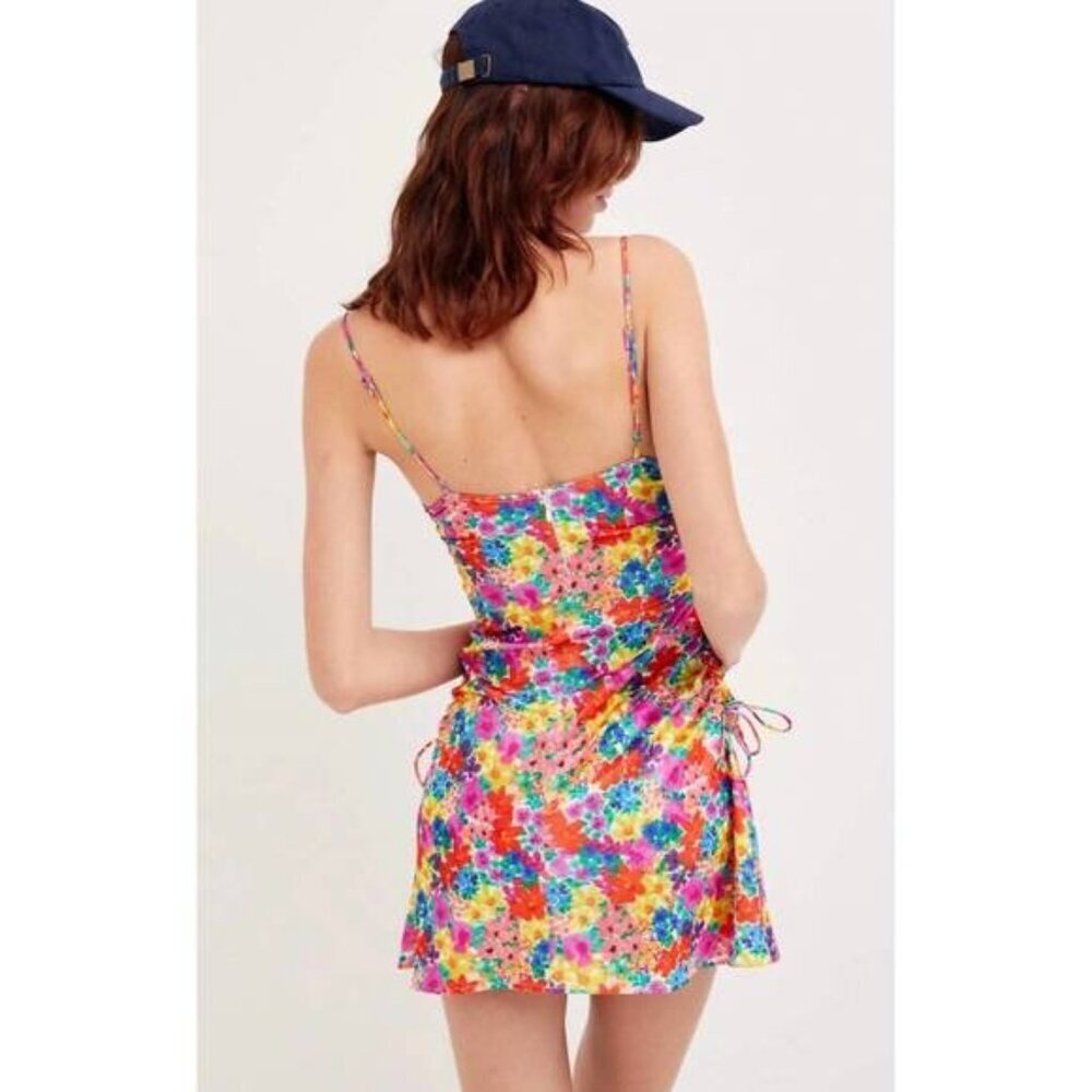 For Love & Lemons Merrill Vibrant Floral Mini Dress $225 - Picture 2 of 13